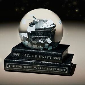 The Tortured Poets Department Typewriter Snow globe Taylor Swift Store